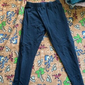 Men's Black Elastic-Waist Pants